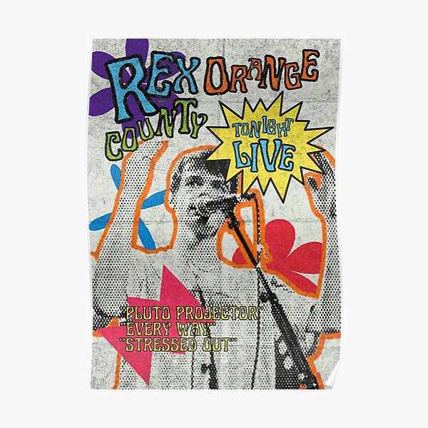 Rex Live Poster RB2307 product Offical Rex Orange County Merch