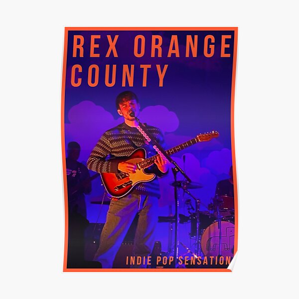 rex orange county poster design Poster RB2307 product Offical Rex Orange County Merch