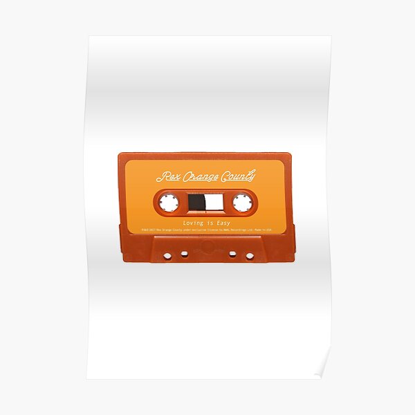 REX ORANGE COUNTY - LOVING IS EASY CASSETTE Poster RB2307 product Offical Rex Orange County Merch