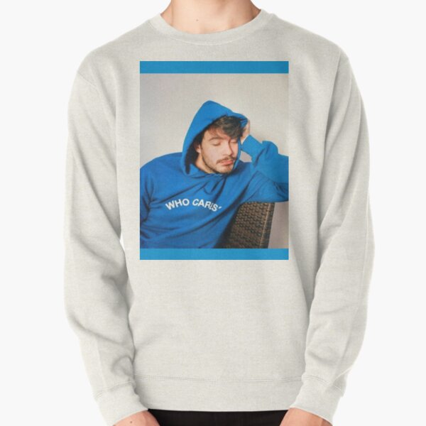 rex orange  blue who cares Pullover Sweatshirt RB2307 product Offical Rex Orange County Merch
