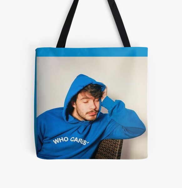 rex orange  blue who cares All Over Print Tote Bag RB2307 product Offical Rex Orange County Merch