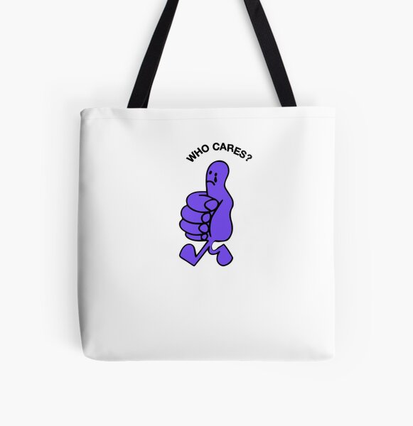   rex orange county who cares purple All Over Print Tote Bag RB2307 product Offical Rex Orange County Merch