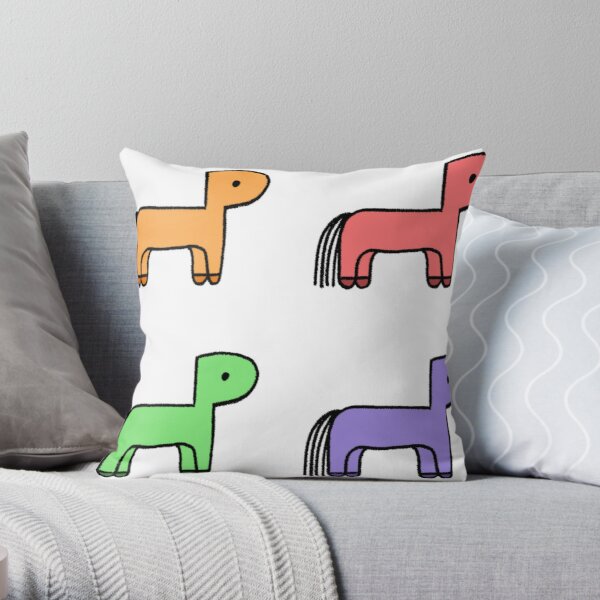 Rex Orange County Ponies Throw Pillow RB2307 product Offical Rex Orange County Merch