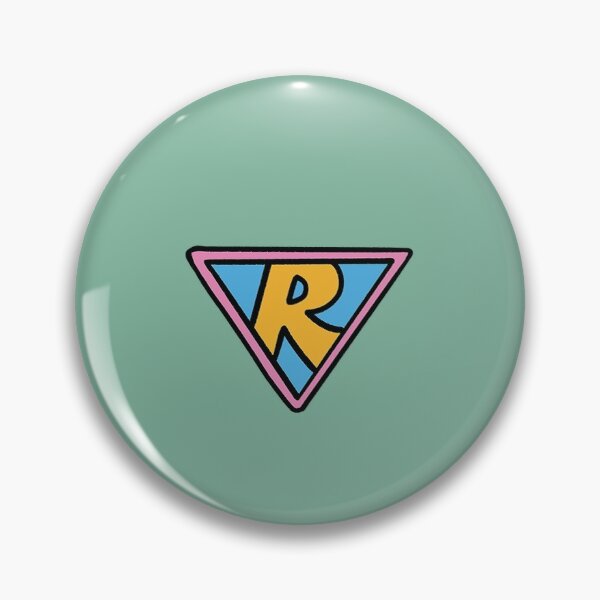 Rex Orange County Initial Text Pin RB2307 product Offical Rex Orange County Merch