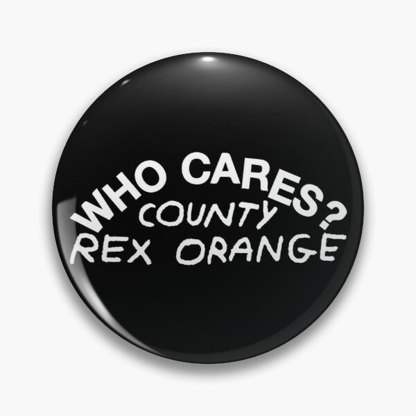 Rex Orange County Merch Who Cares Pin RB2307 product Offical Rex Orange County Merch