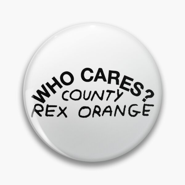 Rex Orange County Merch Who Cares Pin RB2307 product Offical Rex Orange County Merch